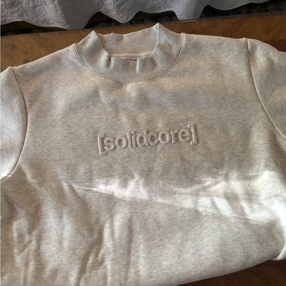 Solidcore solidays mockneck sweatshirt
